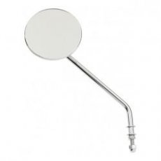 906115 STEEL 4" ROUND MIRROR. CHROME, LONG STEM