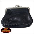 PUA1046 4 pocket leather change purse.pua1046