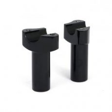 904402 FORGED ALUMINUM RISERS STRAIGHT, 3-1/2" RISE. BLACK