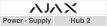 Ajax 12V PSU HUB 2