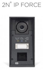 2N, Helios IP Force vandaalbestendige buitenmodule, 1 drukknop met kaartlezer