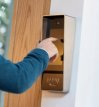 Entry Touch paneel, opbouw met regenkap