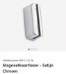 Magneetkaartlezer chrome