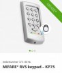 Mifare RVS codeklavier KP75