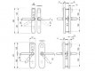 Salto KS deurbeslag ORIGINAL smal EB450 KS