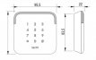 Salto KS wandlezer met codepaneel