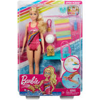 Barbie speelset swimmer met pup