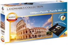 Puzzel 1000 st colloseum + lijm en puzzelmat