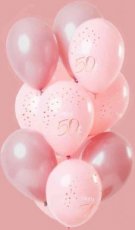 ballonnen 50 jaar (12 stuks)