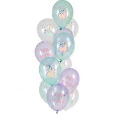 ballonnen unicorn (12 stuks)