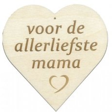 Wenskaart allerliefste mama