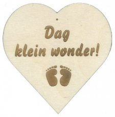 Wenskaart dag klein wonder