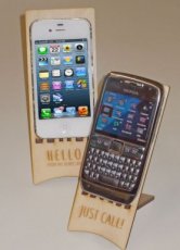 HOUTEN TELEFOONHOUDER