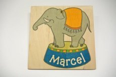 HOUTEN GEBOORTEKAART MARCEL