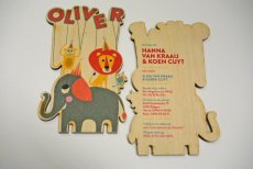 HOUTEN GEBOORTEKAART OLIVER