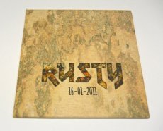 HOUTEN GEBOORTEKAART RUSTY