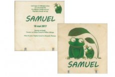 HOUTEN GEBOORTEKAART SAMUEL