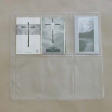 Inlegblad Liebig 4 vakken (2 brede & 2 smalle), glad