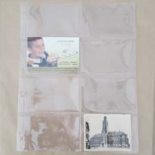 Inlegblad DIN 8 vakken horizontaal, glad