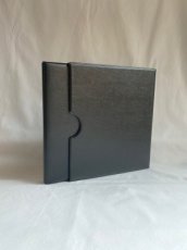 Ringmap + cassette FDC "Libertas", rug 4 cm, zwart