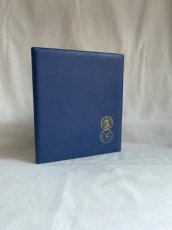 Ringmap FDC "Libertas", rug 4 cm, blauw NIEUWE FOLIE