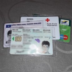 HVP2 10 Hoesjes voor identiteitskaart, rijbewijs, bankkaart, lidkaart 63 x 97 mm