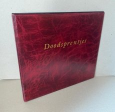 Ringmap Liebig "Doodsprentjes", standaard, rood (oude kleur), PROMO (tot uitputting voorraad)