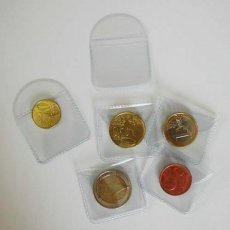 50 Muntzakjes, 4 x 3,5 cm, glad, met klep PROMO (tot uitputting voorraad)