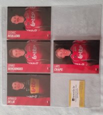 Inlegblad Post 6 vakken horizontaal voor moderne postkaarten, generfd NIEUW