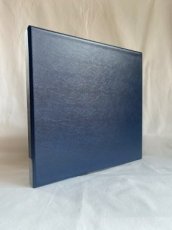 Ringmap POST, rug 4 cm, blauw