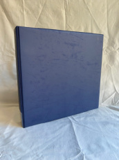 Ringmap POST, rug 5,5 cm, verstevigd, blauw