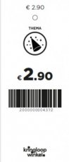 P09c Prijskaartje thema € 2.90 (groen)