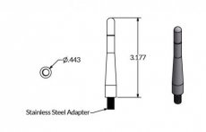 Hummer H2 Antenne Kort Stubby H2 Antenne Kort Stubby