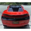 Chevrolet Camaro Louver TEKNO 1 Glassskinz 2010- Chevrolet Camaro Achterruit Louver | TEKNO 1 - Glanzend Zwart - 2010-2015