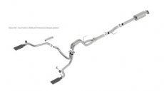 Ford F150 Borla 140616BC ATAK 15-20 F-150 15-20 Uitlaat Borla #140616BC Atak BLACK