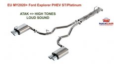 Ford Explorer PHEV 3.0L BORLA 140894 ATAK 20+ Explorer 20+ EU PHEV Uitlaat 3.0L BORLA Atak