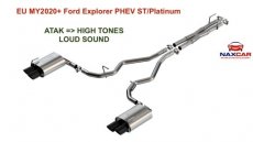 Ford Explorer PHEV 3.0L BORLA 140894BC Atak 20+ Explorer 20+ EU PHEV Uitlaat 3.0L BORLA Atak BLACK