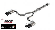 Mustang S650 Borla CBDHSSCF Ford Mustang Dark Horse Uitlaat - Borla Cat-Back S-Type (Carbon) | 2024+