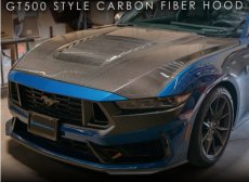 AC-HD24FDMU-OE-DS Ford Mustang Motorkap - GT500 Carbon - 2024+