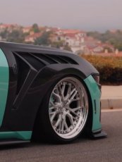 Ford Mustang S650 2024+ Front Fenders Carbon Ford Mustang Spatborden - GT4-R Carbon - 2024+