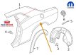 68440577 68043537AN OEM MOPAR Dodge Challenger Achterpaneel Spatbord Bestuurder | MOPAR - 2008-2024