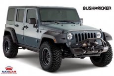 Bushwacker 10080-02 Jeep Wrangler JK Spatbordverbreders met Bouten Bushwacker - Unlimited - Achter
