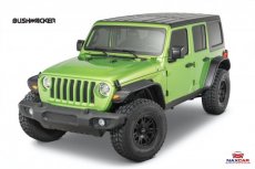 Bushwacker 10923-07 Jeep Wrangler JL Spatbordverbreders Bushwacker - FLAT