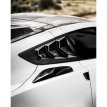 Chevrolet Corvette C7 Louvers BAKKDRAFT Glassskinz C7 Louvers Zijruiten BAKKDRAFT Glassskinz