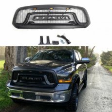 DRAM1318GRREBSTLGREY Dodge Ram Grille 2013-2018 REBEL stijl - LED