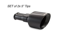 Dodge Ram DT 19-24 Tips 5" Black Carven Dodge Ram 5,7L V8 Uitlaat Eindstukken 5" Black Carven