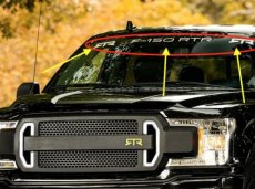 FF1501820DECWNDRTR 18-20 F-150 Voorruit Sticker RTR