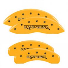 Ford Raptor Caliper covers RAPTOR Yellow 17-21 17+ Raptor Remklauw Covers RAPTOR Geel