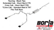 GMC Sierra 19-22 BORLA 140768BC Sierra Uitlaat BORLA 140768bc Touring 5.3L V8 19-22