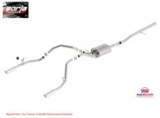 GMC Sierra 5.3L Borla 140537 ATAK 14-18 Sierra 14-18 5.3L Uitlaat Borla #140537 ATAK
